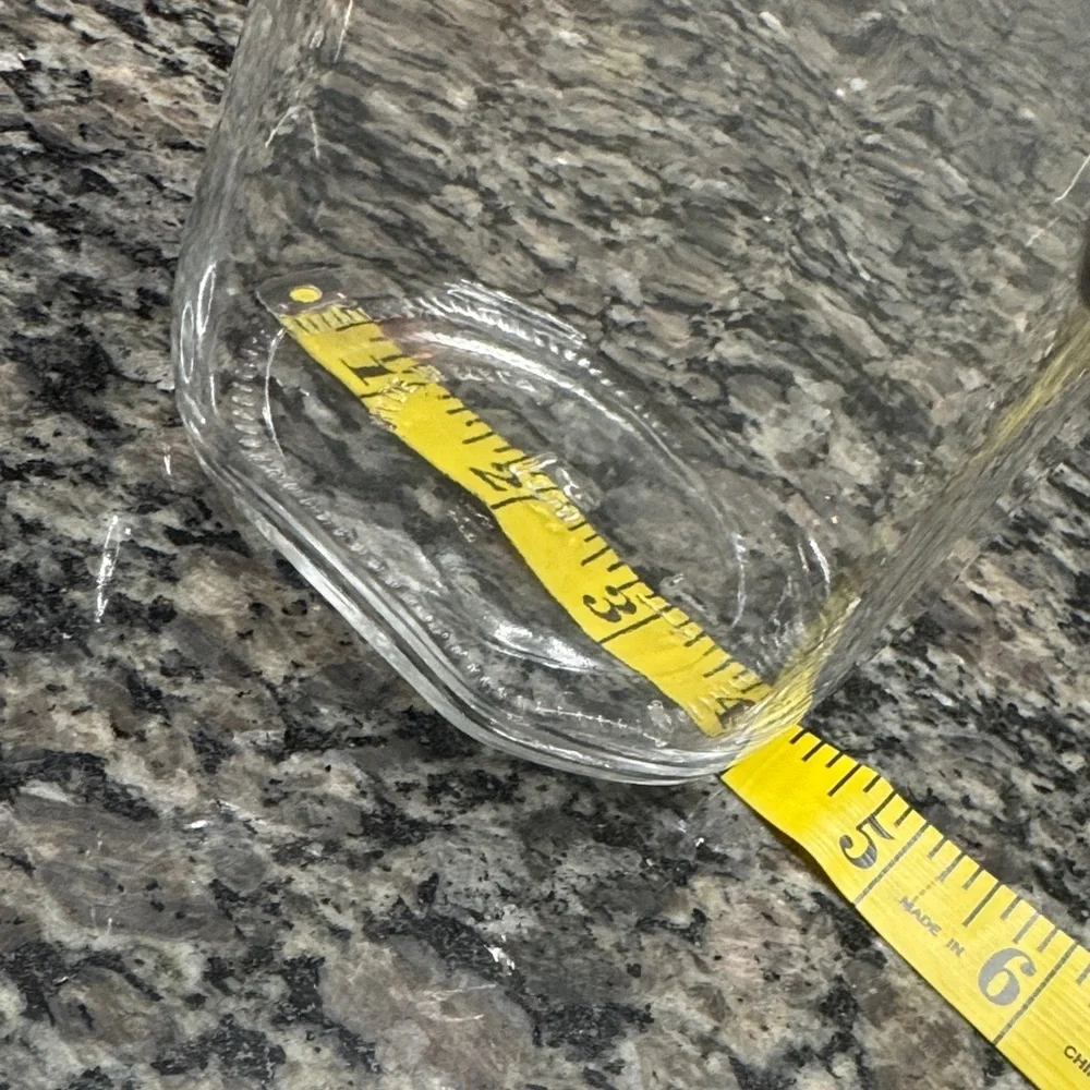 Bormioli Rocco Fido Case Clear 1L Glass Storage Jar with Secure Silver Lid NEW